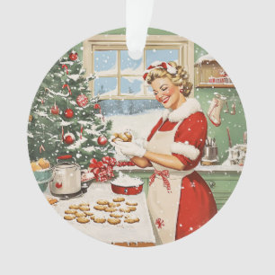 Frau Claus Holiday Baking Delight Ornament