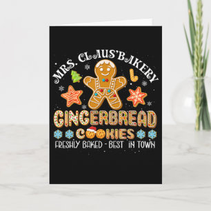 Frau Claus Kery Gingerbread Cookies Weihnachtsfami Karte
