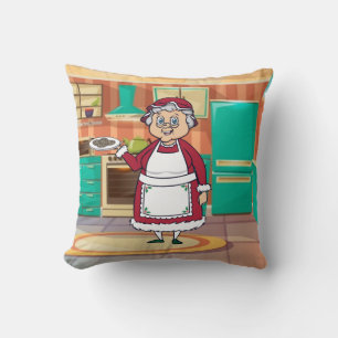 Frau CLAUS Weihnachtskissen Kissen