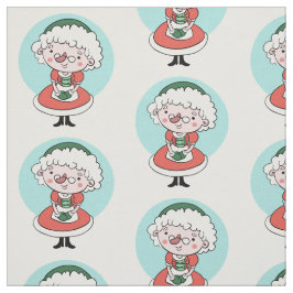 Frau Claus Zollgewebe Stoff