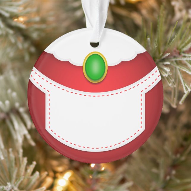 Frau Clause Belly Ornament (Baum)