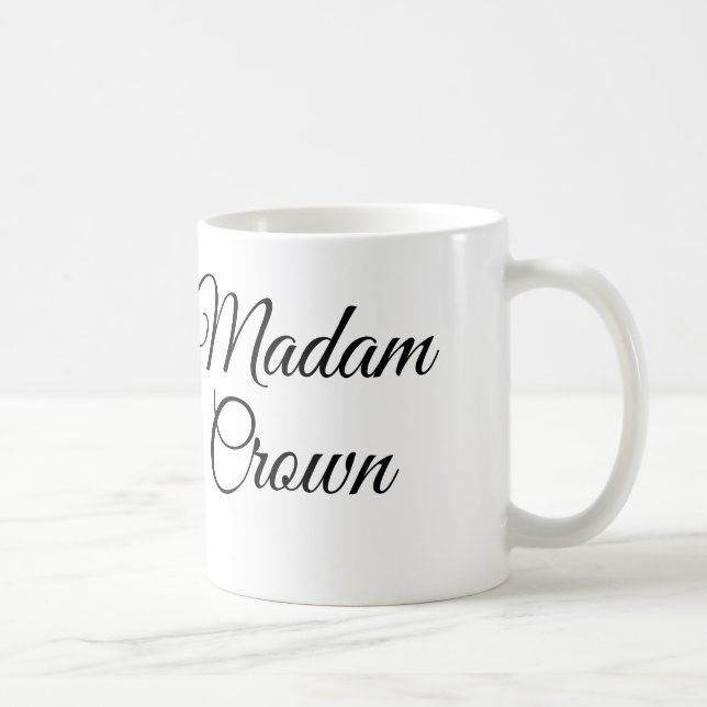 Frau Crown Kaffeetasse (Rechts)