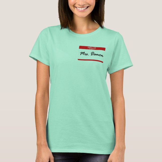 Frau Damon T-Shirt (Vorderseite)