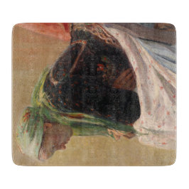 Frau Deep in Thought (von Oleksa Novakivskiy) Schneidebrett