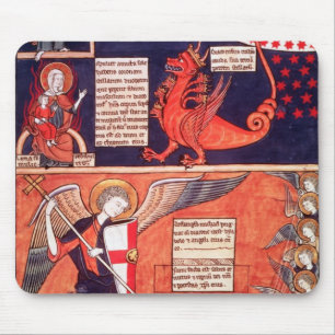 Frau der Apokalypse, die durch das Seve Mousepad