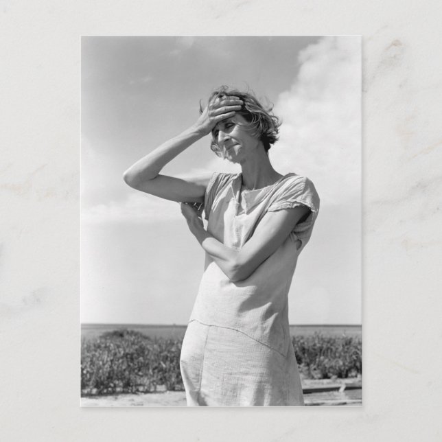 Frau der Hochebenen Postkarte (Vorderseite)