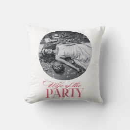 Frau der Party-Design | Brautparty Kissen