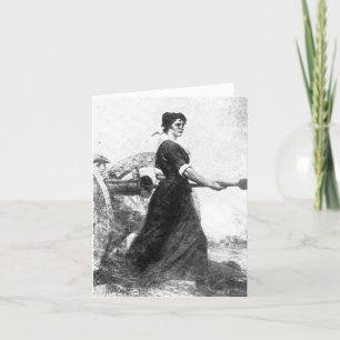 Frau der Revolution Dankeskarte