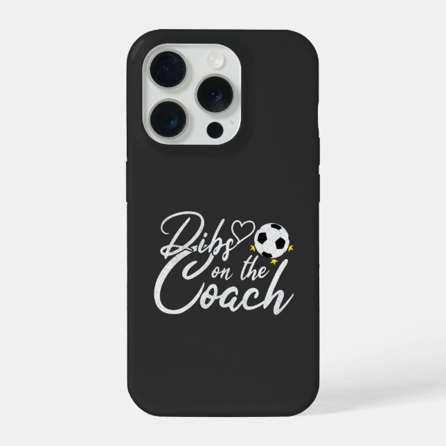 Frau des Fußballtrainers hat Vorrang auf den Train iPhone Hülle (Rückseite)