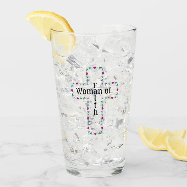 Frau des Glaubens Glas (Vorderseite Ice)