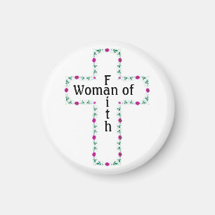 Frau des Glaubens Magnet