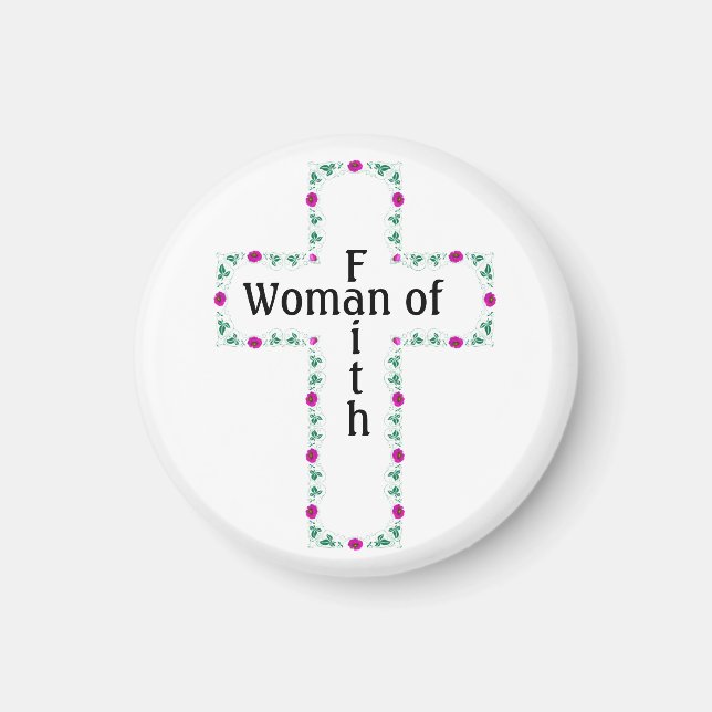 Frau des Glaubens Magnet (Vorne)