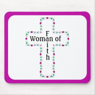 Frau des Glaubens Mousepad