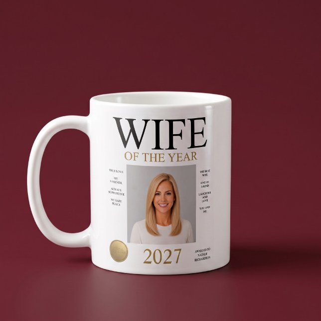Frau des Jahres Foto Kaffeetasse (Von Creator hochgeladen)