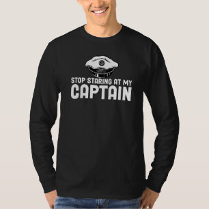 Frau des Kapitäns Boot Kapitäne Sprüche T-Shirt