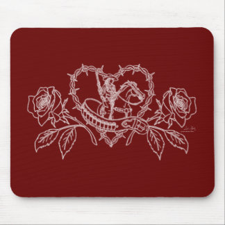 Frau des WestMousepad Mousepad