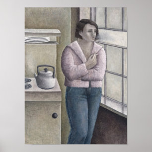 Frau, die 1996 raucht poster