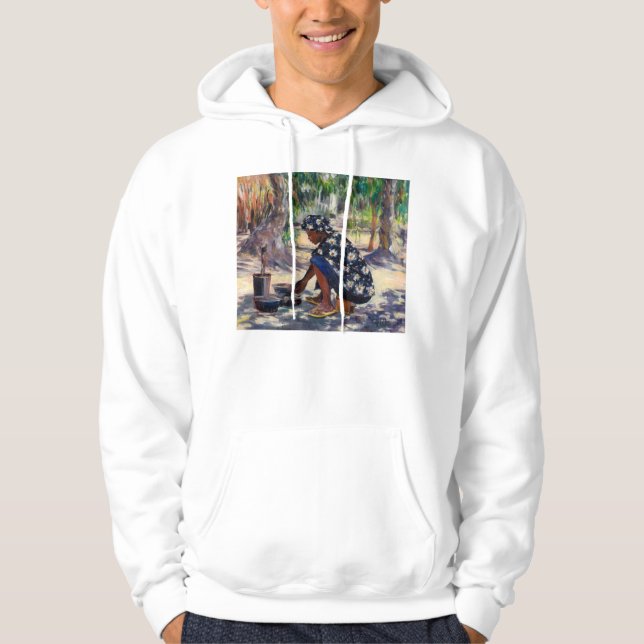 Frau, die 2004 kocht hoodie (Vorderseite)