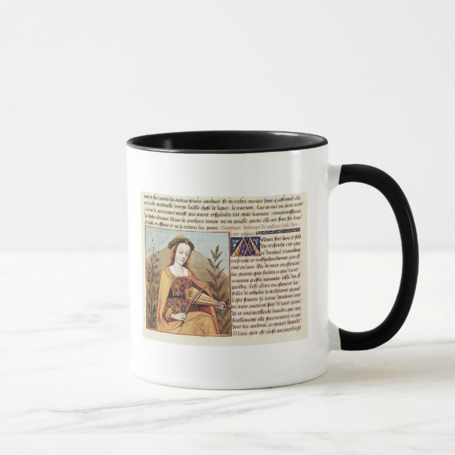 Frau, die ein viol spielt tasse (Rechts)
