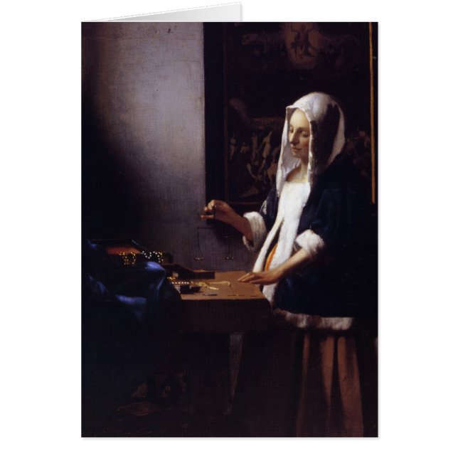 Frau, die eine Balance hält (Vorne)