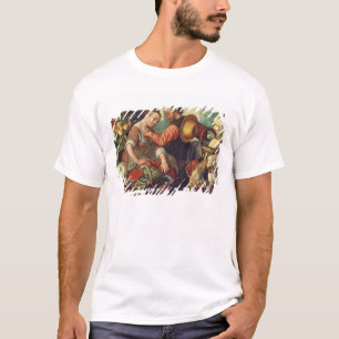 Frau, die Gemüse, 1567 (Öl, verkauft auf Leinwan T-Shirt