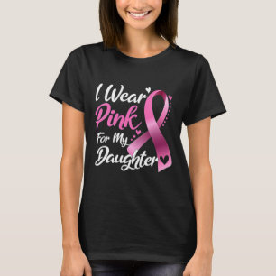 Frau, die ich für meine Tochter pink trage T-Shirt