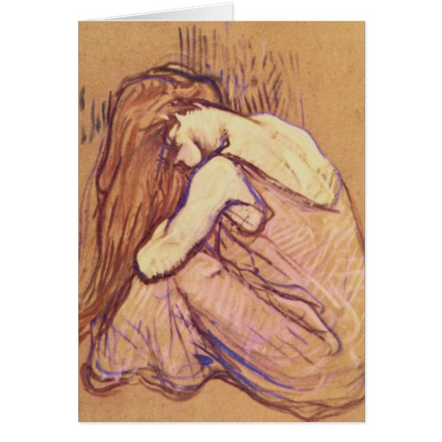 Frau, die ihr Haar durch Henride Toulouse-Lautre (Vorne)