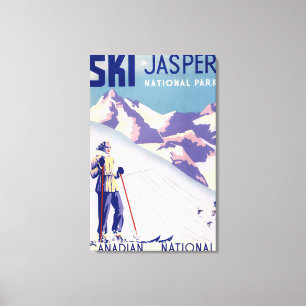 Frau, die offenes Steigungs-Plakat aufwirft Leinwanddruck