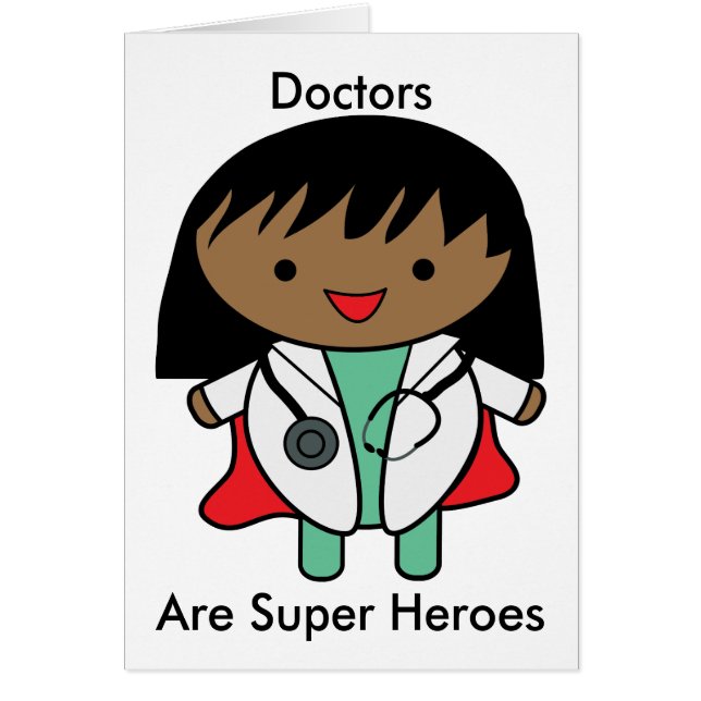 Frau Doktor Black Super Hero Personalize (Vorne)