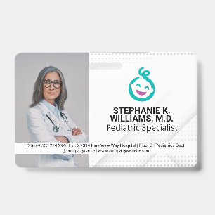 Frau Doktor   Pediatrie Baby Logo Ausweis