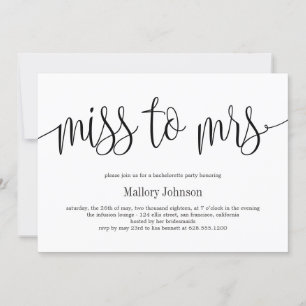 Frau EDITABLE COLOR Junggeselinnen-Abschied Feiertagskarte