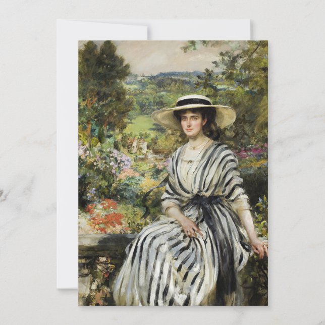 Frau Edward Windsor Hussey | James Jebusa Shannon Karte (Vorderseite)