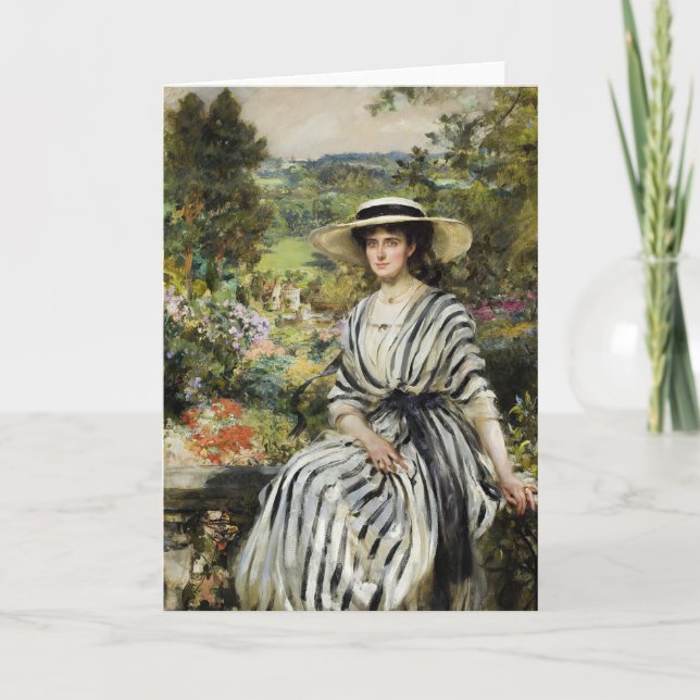 Frau Edward Windsor Hussey | James Jebusa Shannon Karte (Vorderseite)