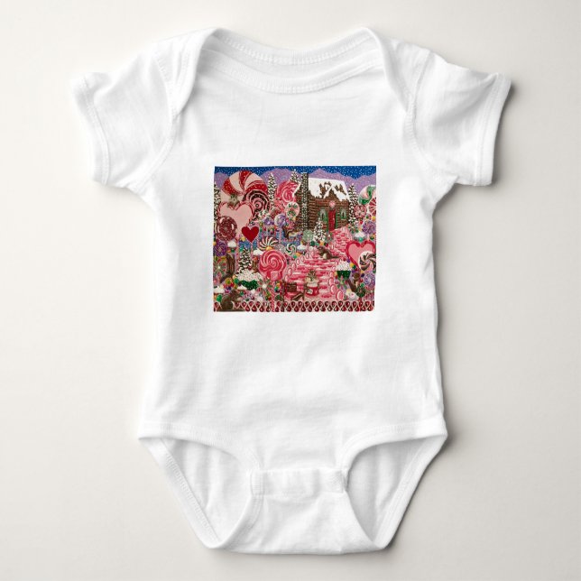 Frau Elisabeth's Peppermint World Baby Strampler (Vorderseite)