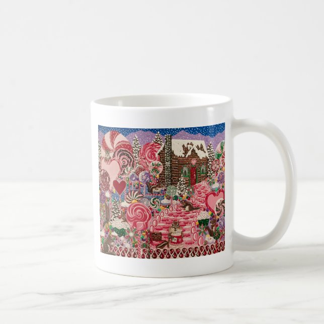 Frau Elisabeth's Peppermint World Kaffeetasse (Rechts)