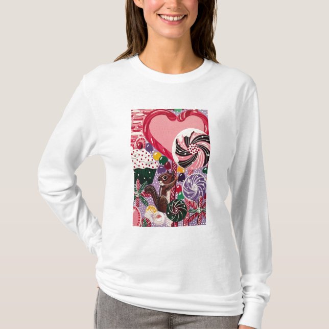 Frau Elisabeth's Peppermint World T-Shirt (Vorderseite)
