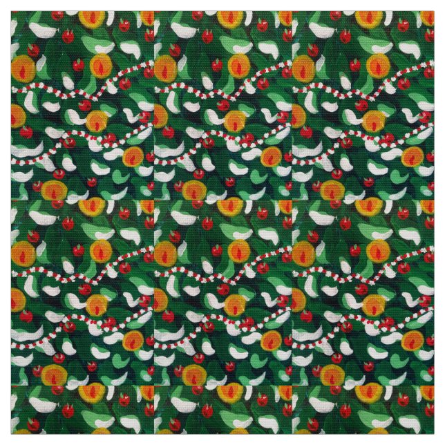 Frau Elizabeth Christmas Tree Stoff (Muster)