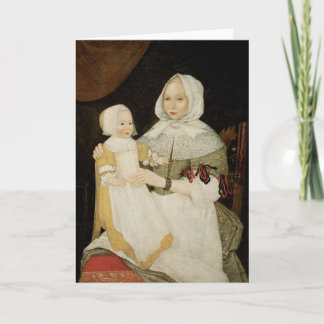 Frau Elizabeth Freake und Baby-Mary-Grußkarte Karte
