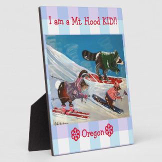 Frau Elizabeth Ski Team Plaque Fotoplatte