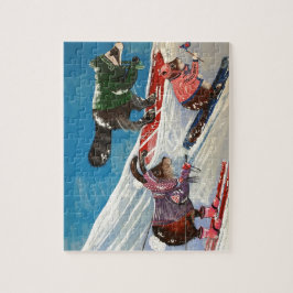 Frau Elizabeth Ski Team Puzzle