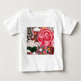 "Frau Elizabeths Peppermint World " Baby T-shirt