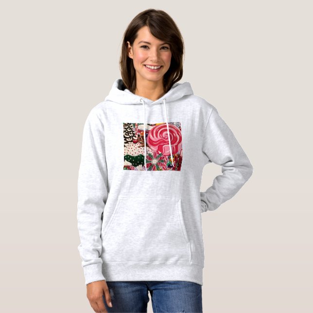 "Frau Elizabeth's Peppermint World" Hoodie (Vorne ganz)