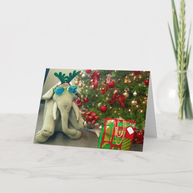 Frau Ella Holiday Card Feiertagskarte (Vorderseite)