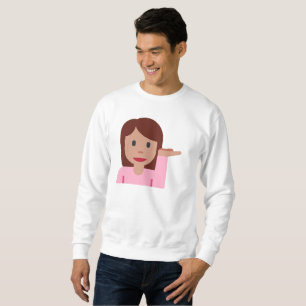 Frau Emoji mens Sweatshirt