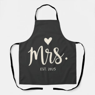 Frau Est. 2025 Ehemännisch Bride Verlobung Wedding Schürze