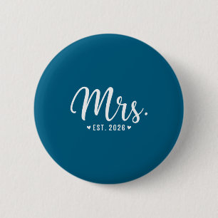 Frau Est 2026 Just Married Design Button