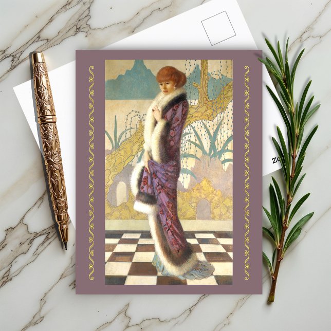 Frau Ethel Cushing Postkarte (Von Creator hochgeladen)