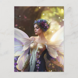 Frau Fairy Fantasy Postkarte