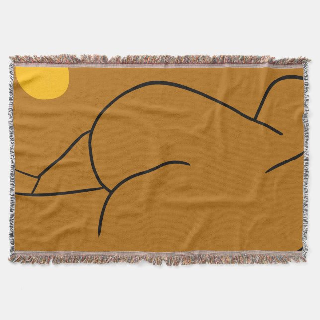 Frau Fat Hintern Decke (Vorderseite)