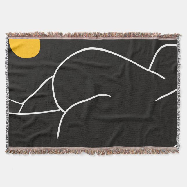 Frau Fat Hintern II Decke (Vorderseite)